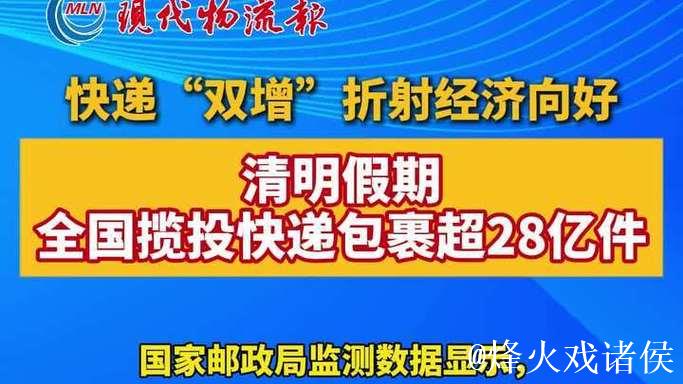 清明假期全国揽投快递包裹超28亿件